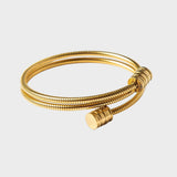 Eliška Elegantní Pulsera Twister Minimalistický Náramek