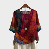 Valerie - Barevný boho-top