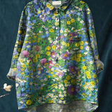 Ida | Ležérní dámská blůza ve květinovém vintage stylu