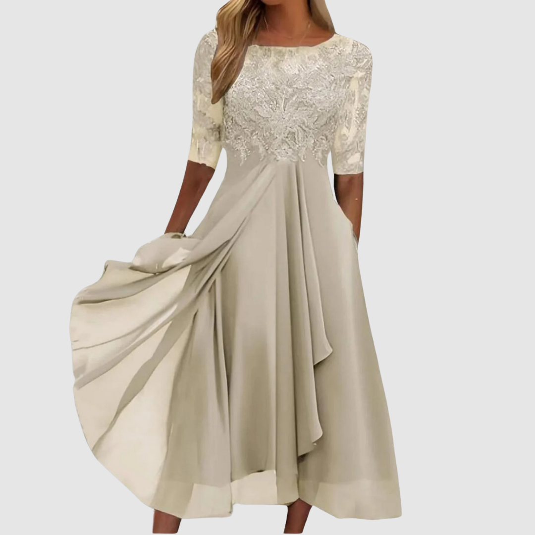 Leontýna - Elegantní krajková šaty