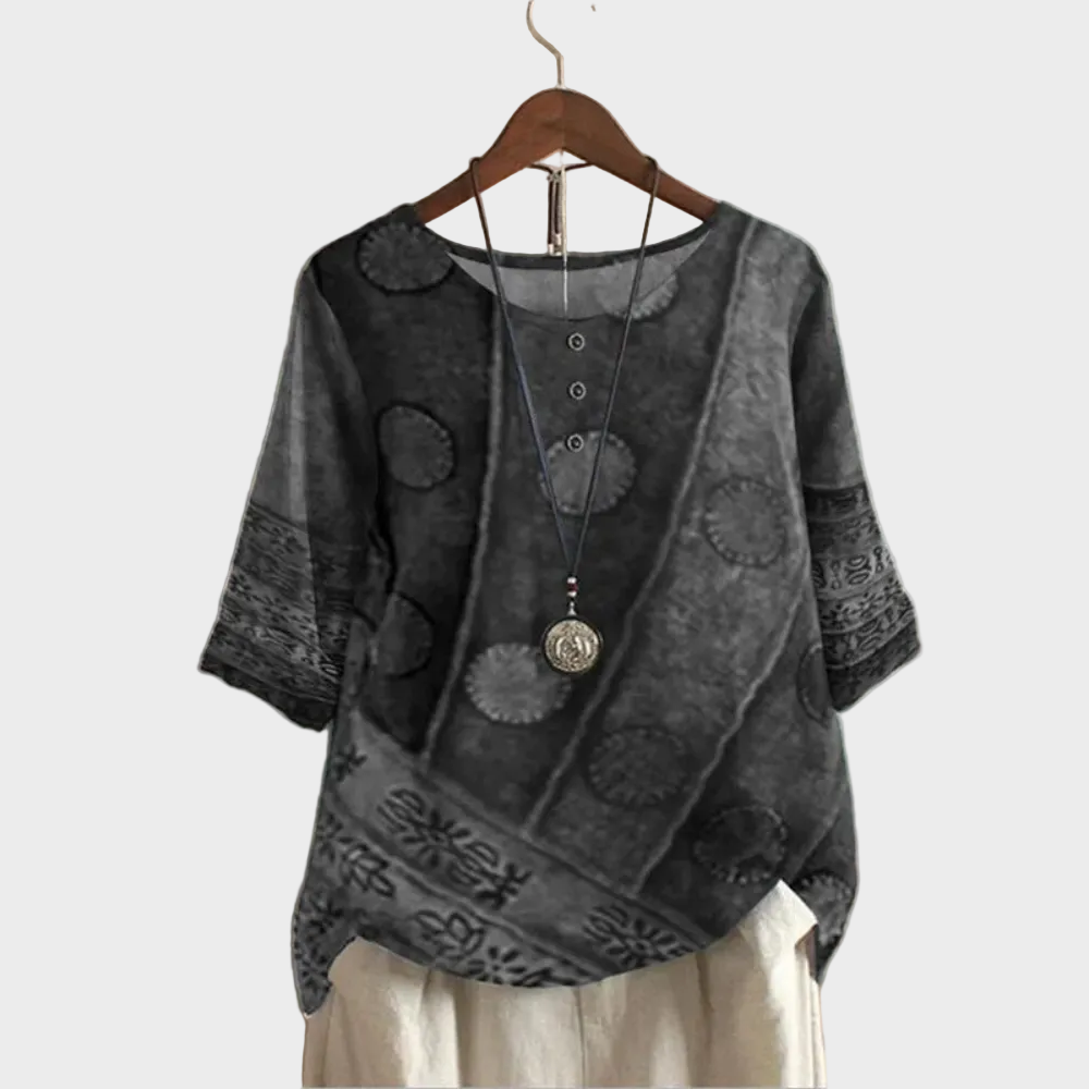 Valerie - Barevný boho-top