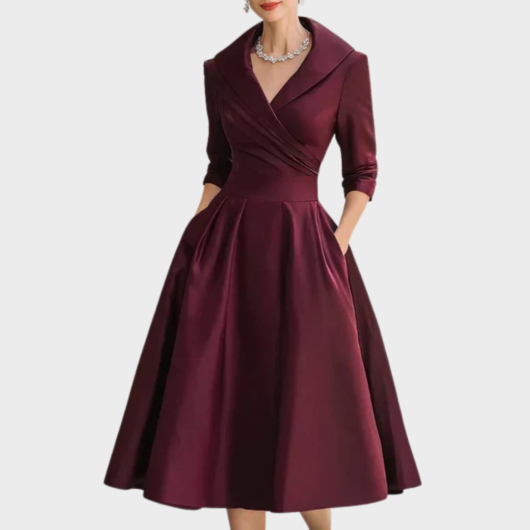 Adéla - Elegantní midi šaty