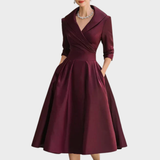 Adéla - Elegantní midi šaty