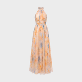 Karolína - Šaty s halter výstřihem maxi