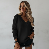 Adéla | Elegantní svetr s V-výstřihem