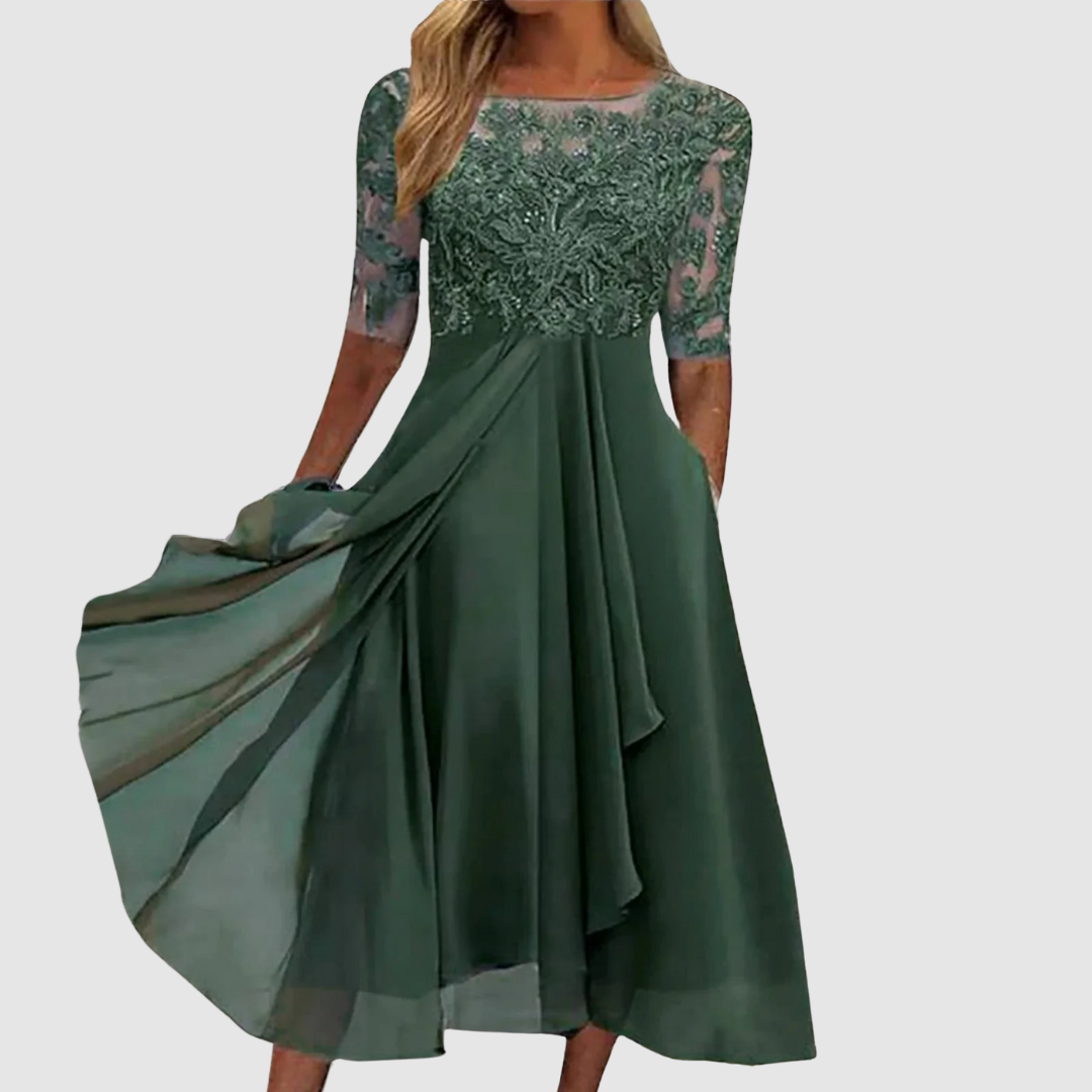 Leontýna - Elegantní krajková šaty