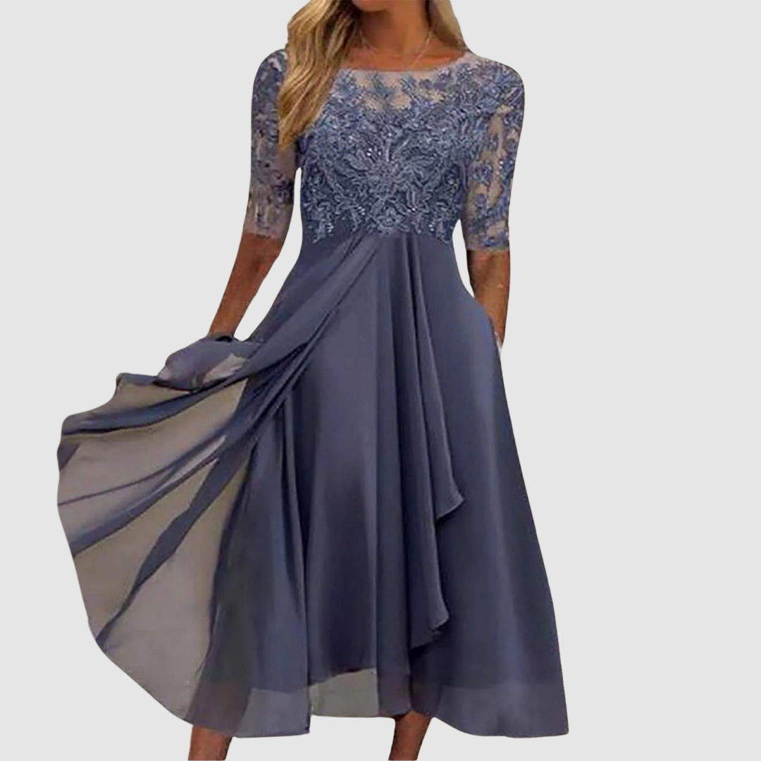 Leontýna - Elegantní krajková šaty
