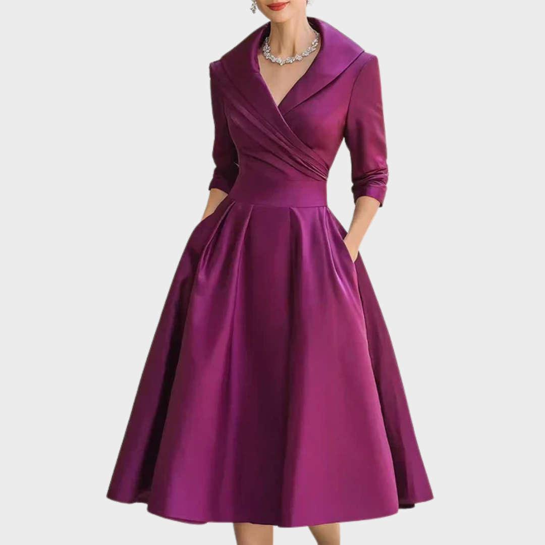 Adéla - Elegantní midi šaty