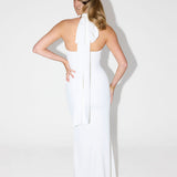 Clarisa – Maxi Halter Šaty se Sochařským Střihem