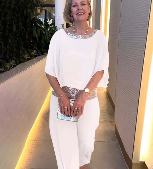 Liana – Elegantní set topu a sukně