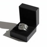 Stříbrný prsten 925 Sterling Superposée
