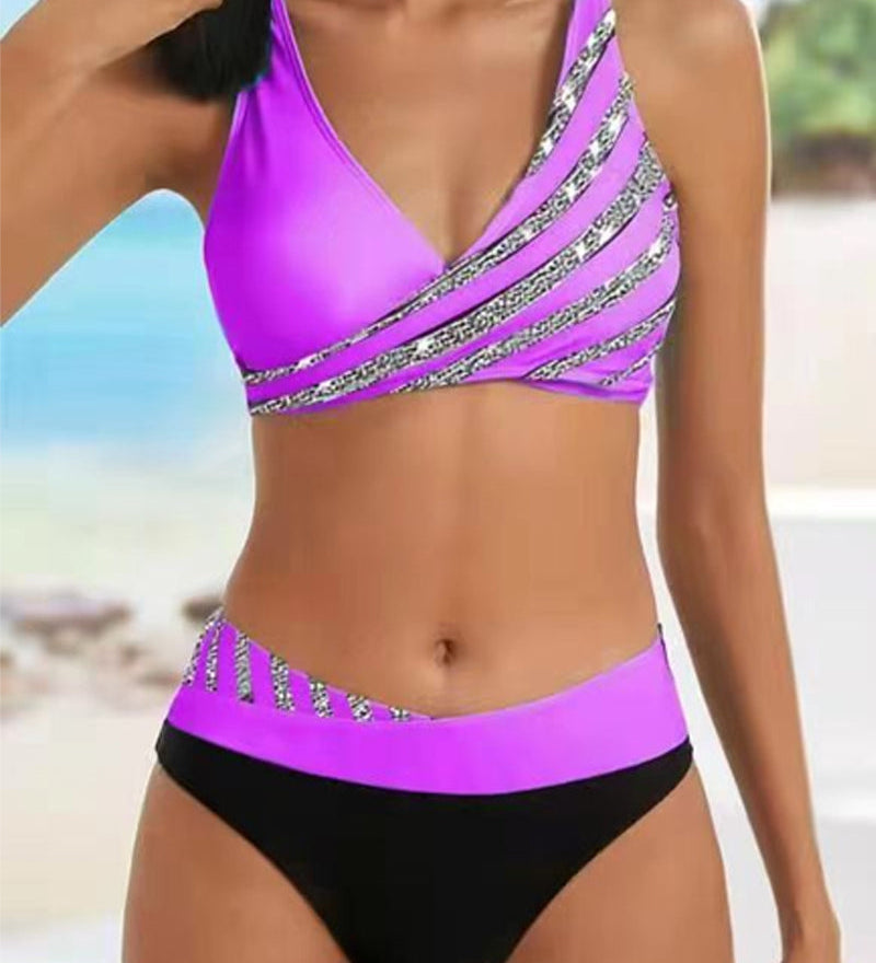 Mona - Tisknutý bikini v teplých tónech