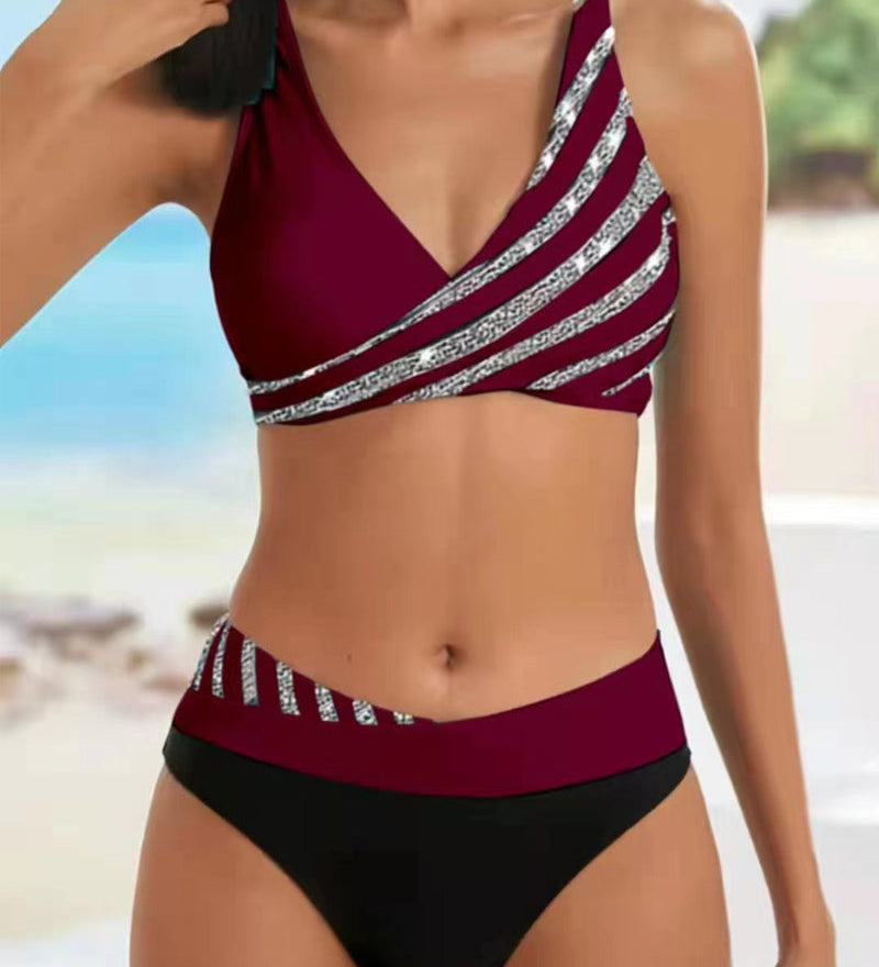 Mona - Tisknutý bikini v teplých tónech