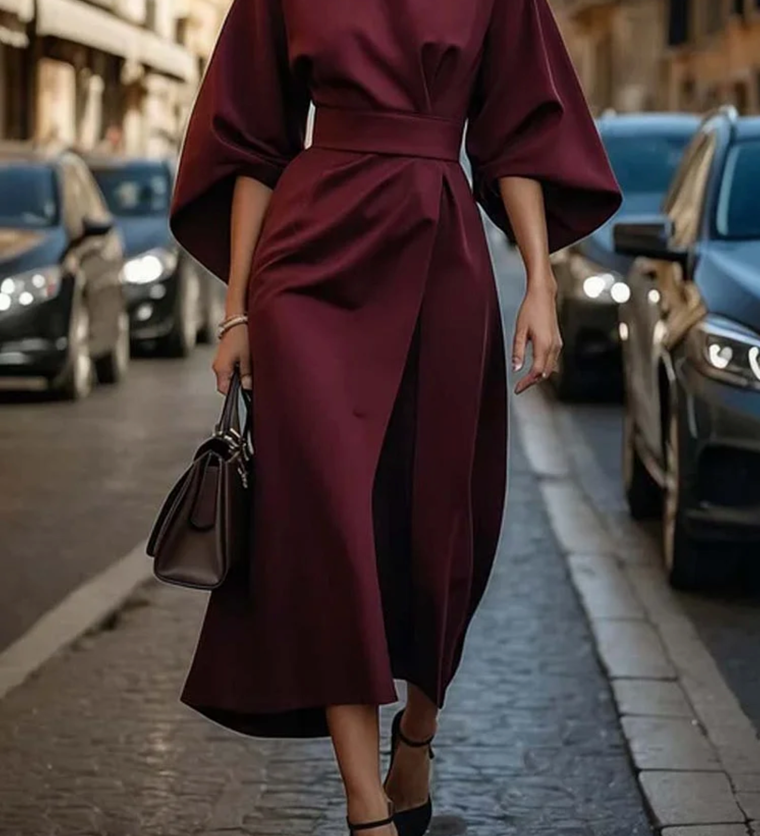 Salomea – Elegantní Šaty s Klasickým Střihem