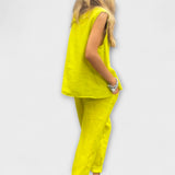 Jennifer - Uvolněný bavlněno-lněný outfit