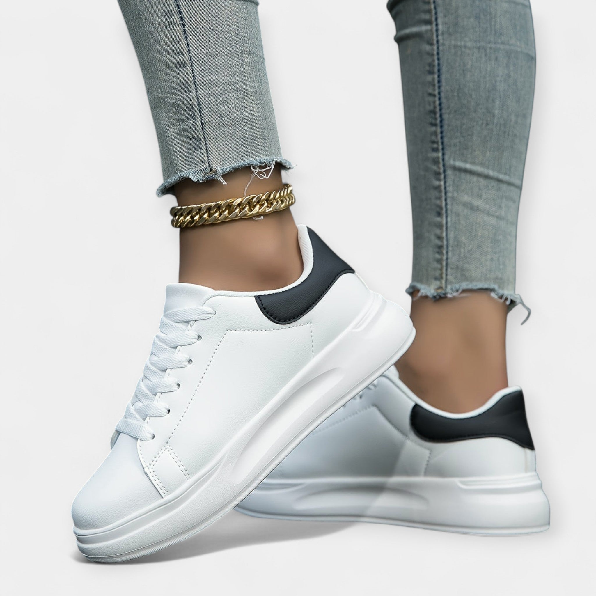 Magdaléna Elegantní Minimalistické Městské Tenisky Styl