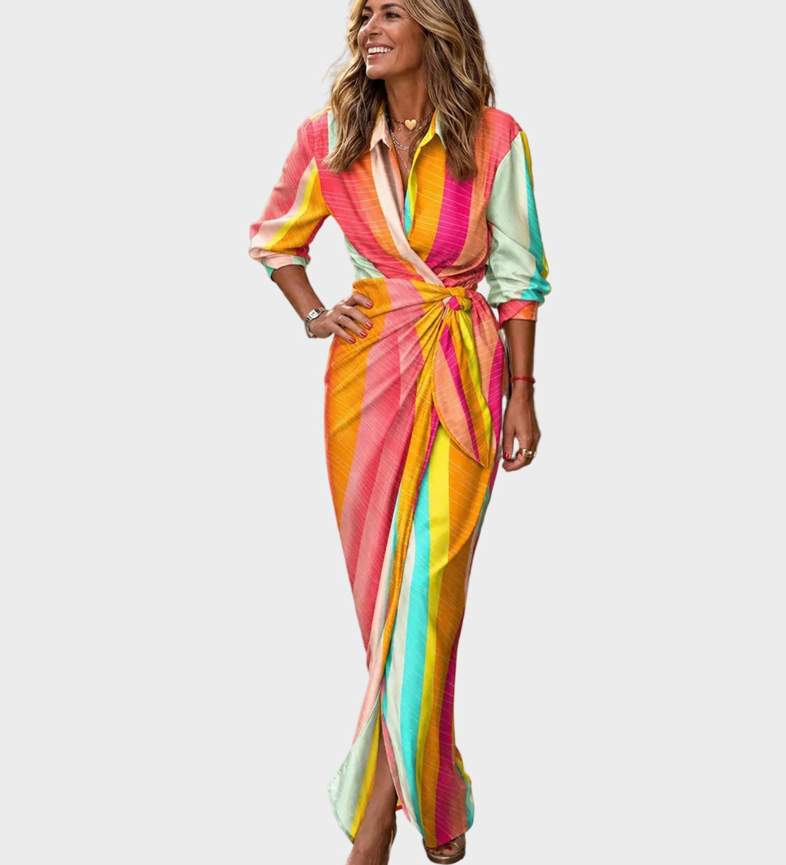 Lola - Maxi Print Šaty