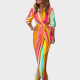 Lola - Maxi Print Šaty