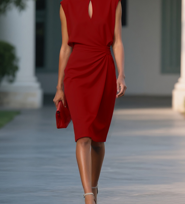 Bianca – Elegantní Midi Šaty